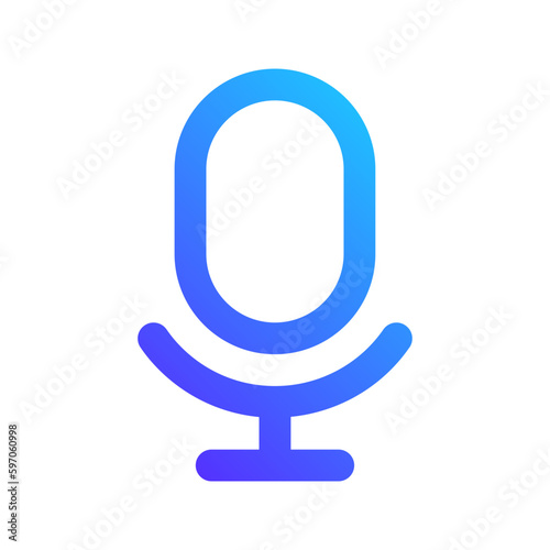 microphone gradient icon