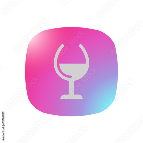 Wine - Pictogram (icon) 