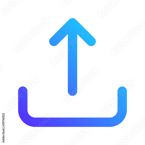 upload gradient icon