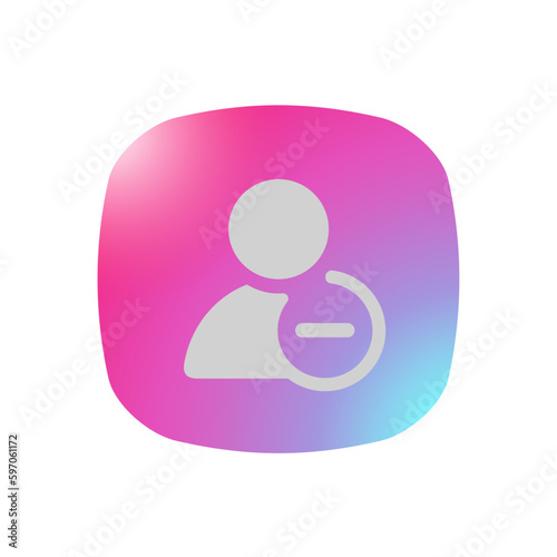 Remove User - Pictogram (icon) 