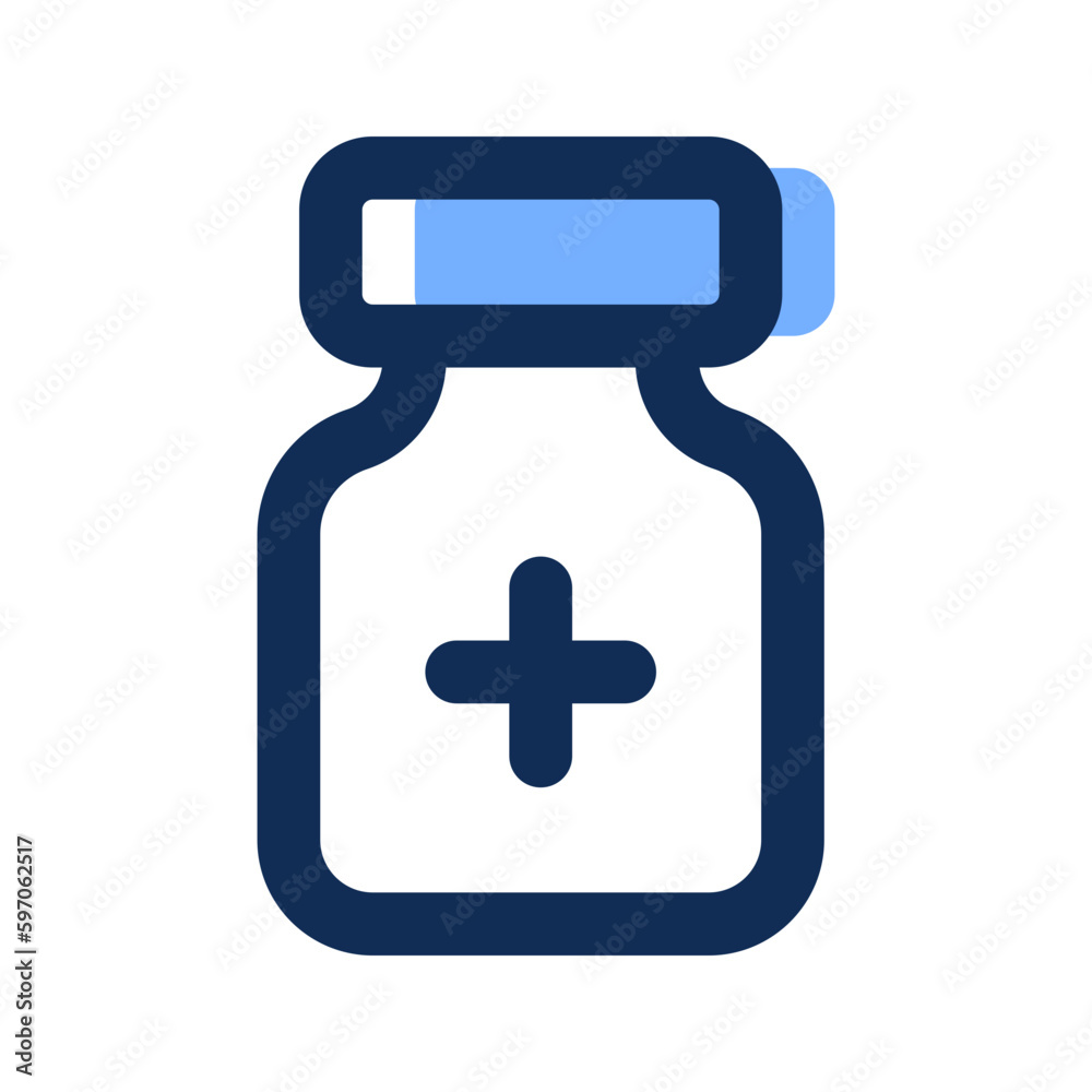 pills bottle filled line icon pills bottle filled line icon
