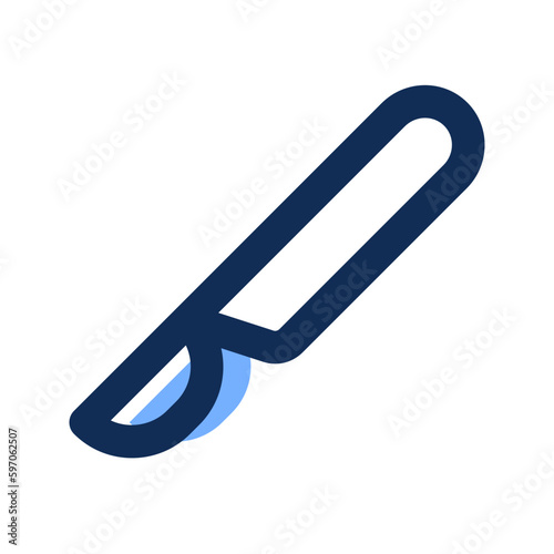 scalpel filled line icon