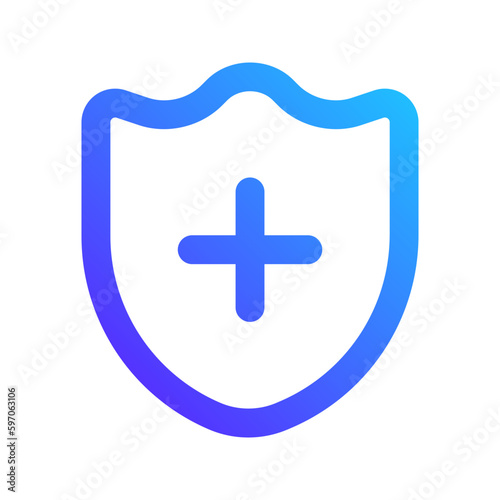 health insurance gradient icon