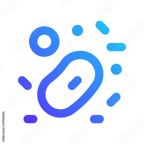 microorganism gradient icon