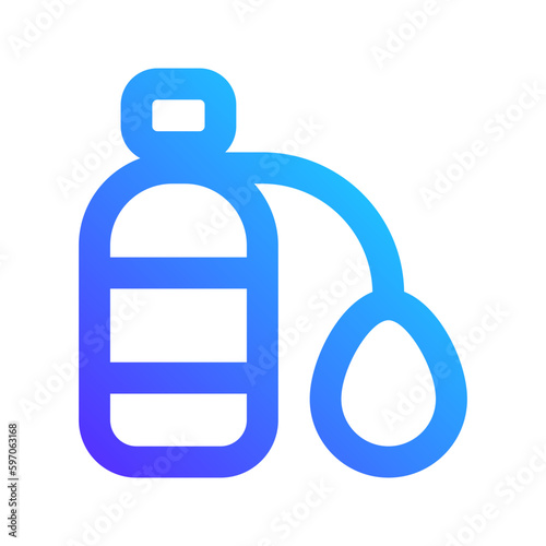 oxygen tank gradient icon
