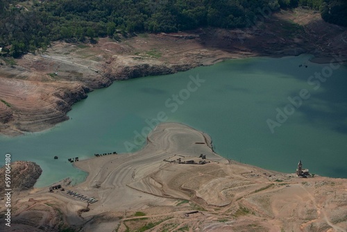 Catalonia is suffering an unprecedented drought and has entered a phase of exceptionality in the water systems that supply 80% of the population, which represents an extension of restrictions on agric photo