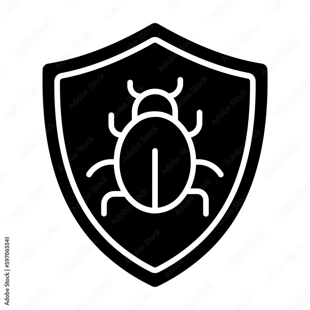 Antivirus Glyph Icon