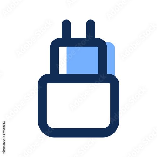 charger filled line icon