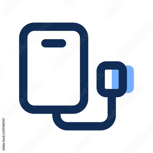 hard drive filled line icon