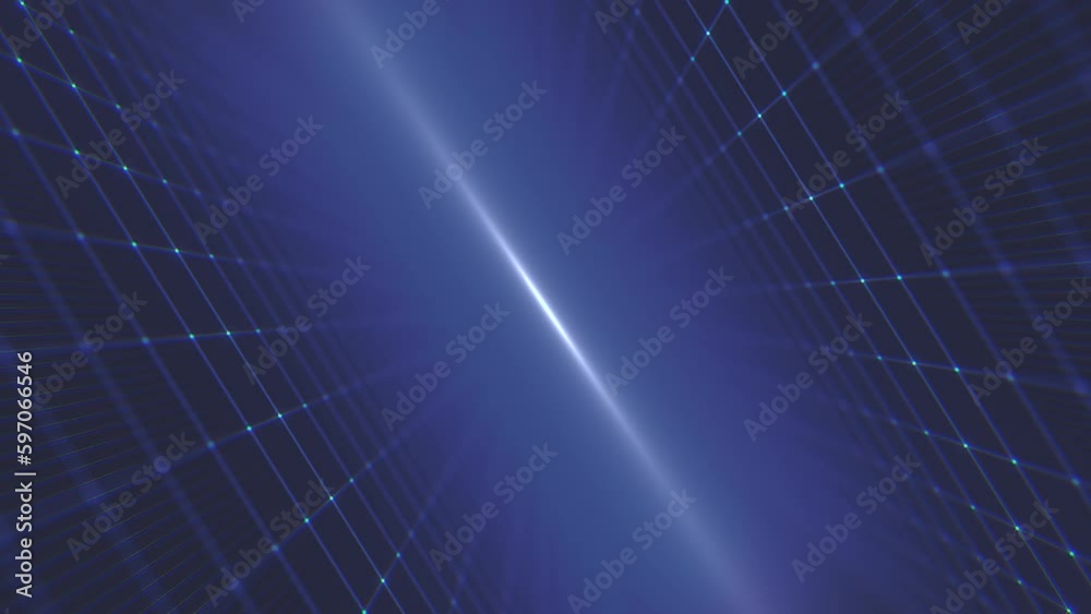 Abstract Technology Grid Background/ 4k animation of an abstract ...