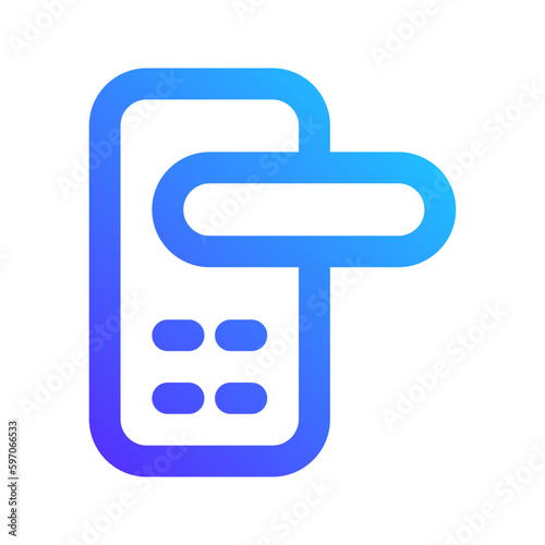 smart door gradient icon