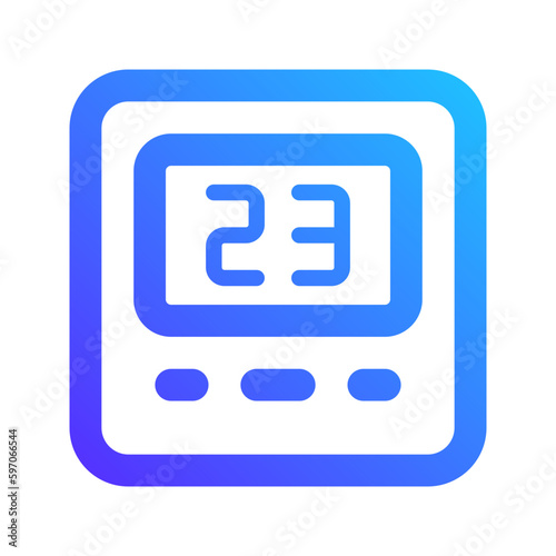 thermostat gradient icon
