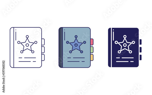 Book vector icon