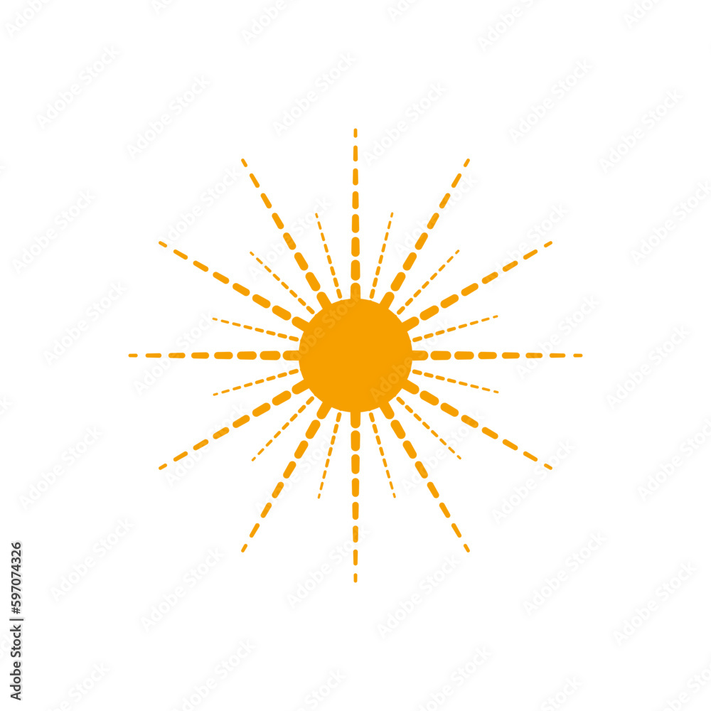 Graphic abstract sun, Sun symbol, Astrological symbols, Vector illustration, Silhouette. Vector design element. Graphic abstract sun, Sun symbol, Astrological symbols, Vector illustration, Silhouette. Vector design element.