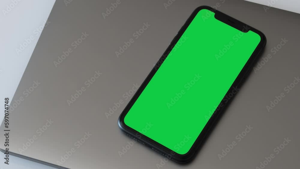 Zooming on a Green Screen Smartphone Zooming on a Green Screen Smartphone