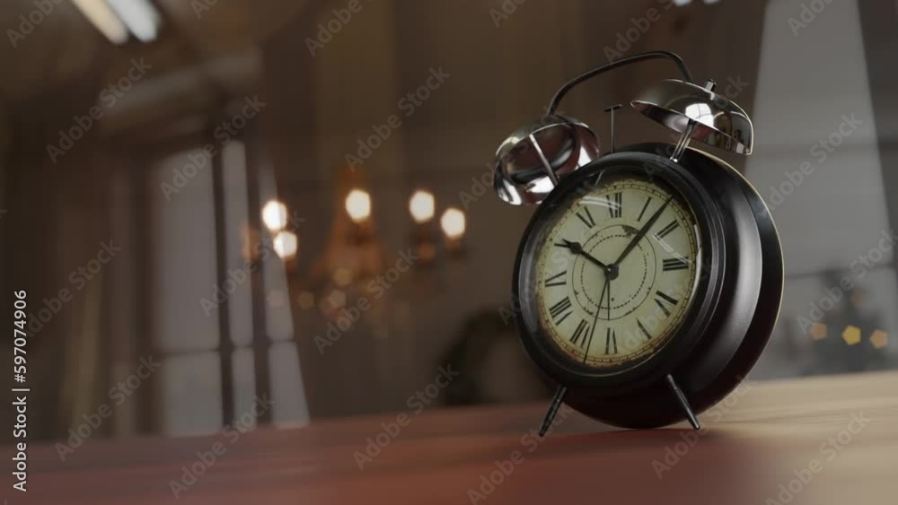 3d visualization of an antique clock made of wood 3d visualization of an antique clock made of wood