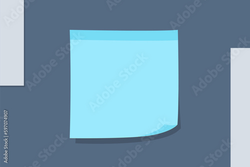Sticky note empty copyspace