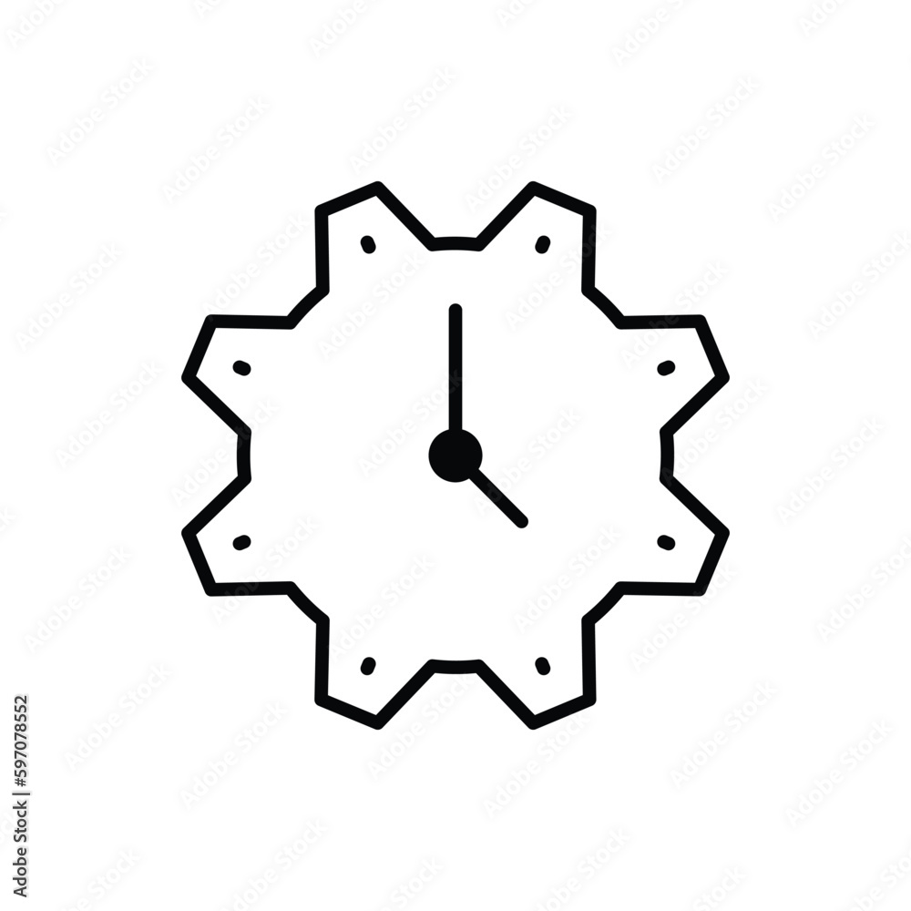 Time Management icon vector stock. Time Management icon vector stock.