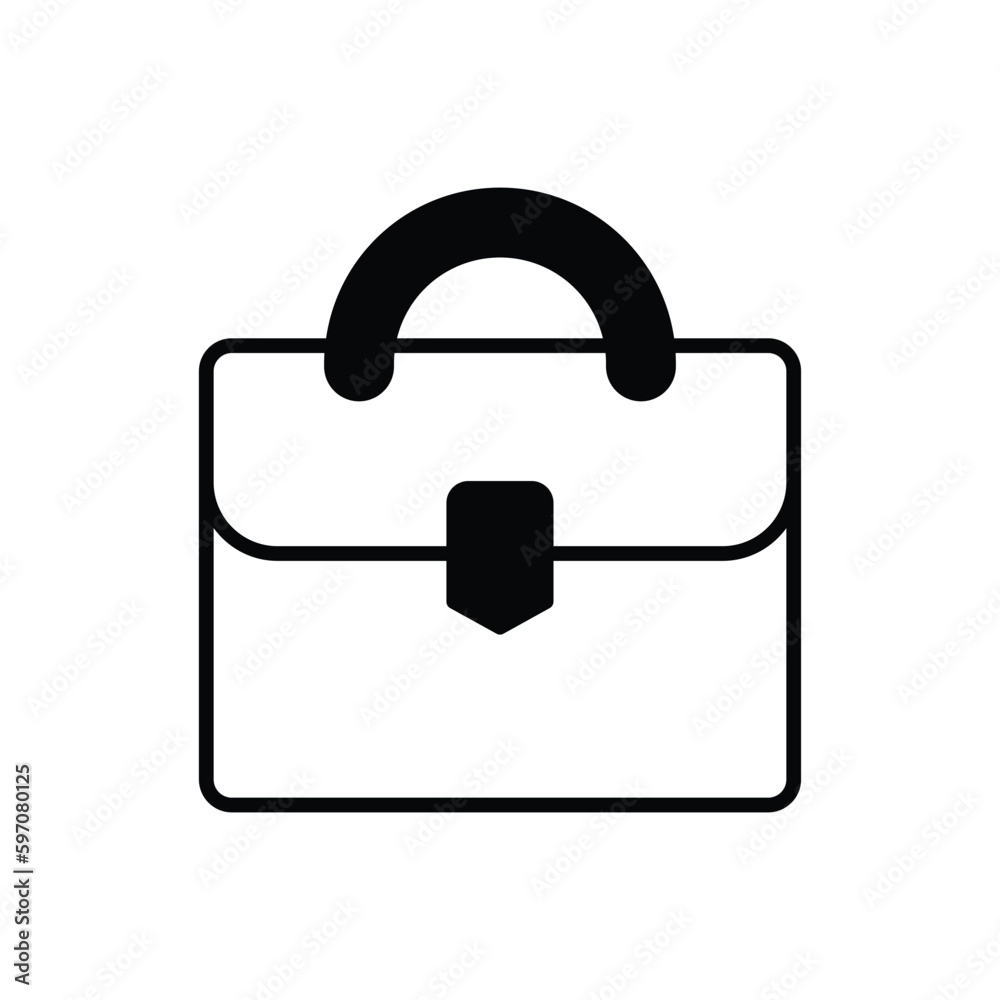 Briefcase icon vector stock. Briefcase icon vector stock.