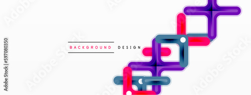 Cross line background minimal geometric template. Design for wallpaper, banner, background, landing page, wall art, invitation, prints, posters