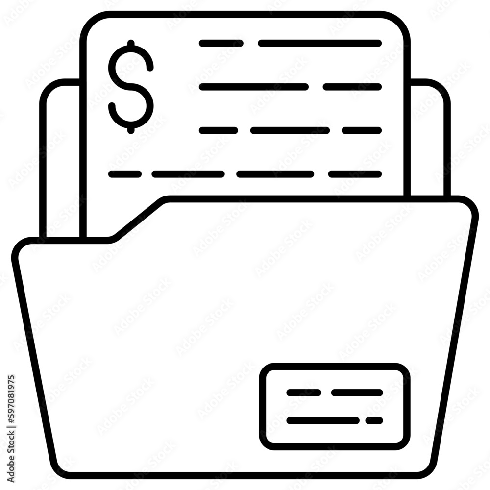 A flat design icon of business folder available for instant download A flat design icon of business folder available for instant download
