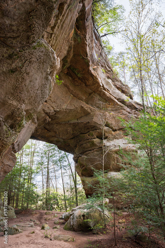 Natural Rock Arch at Big South Fork National River and Recreation Area