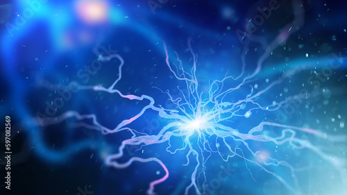 Nerve cells background