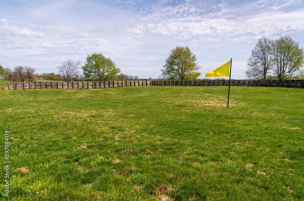 Fototapeta premium Battlefield at Camp Nelson National Monument