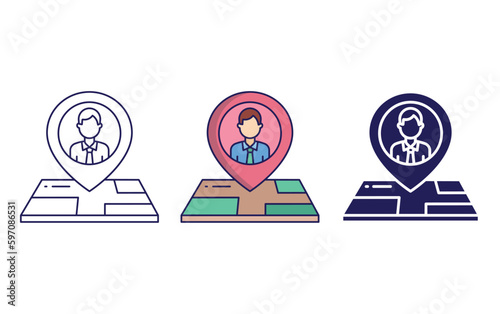 Outline Placeholder vector icon