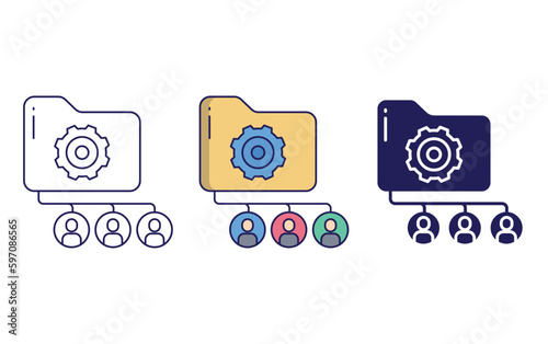 Outline Startup vector icon