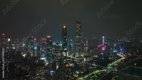 Wallpaper Mural Guangzhou city urban aerial view Torontodigital.ca