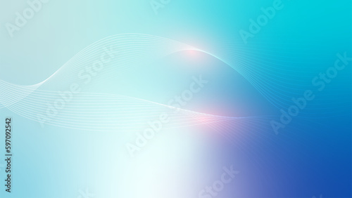 Colorful gradient background with dynamic shapes vector