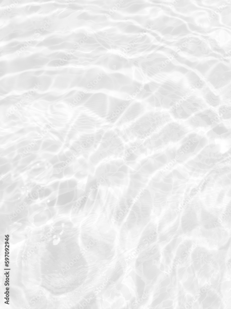 White water with ripples on the surface. Defocus blurred transparent white colored clear calm water surface texture with splashes and bubbles. Water waves with shining pattern texture background. White water with ripples on the surface. Defocus blurred transparent white colored clear calm water surface texture with splashes and bubbles. Water waves with shining pattern texture background.
