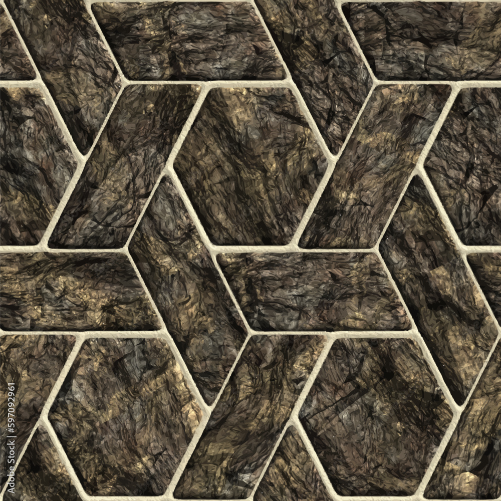 Seamless patterned texture