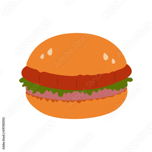 National Hamburger Day Collection For Template Design Elements photo