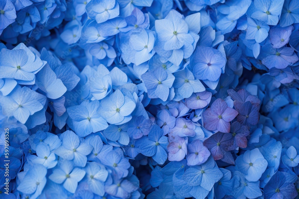 The illustration of hydrangea, ai contents by Midjourney The illustration of hydrangea, ai contents by Midjourney