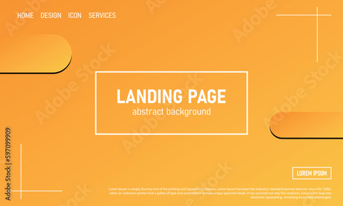 Abstract orange background with text line color. For background, banner, or layout, web sites, social media posts, covers, banners, labels. Dynamic shapes composition. Eps 10 vector.	