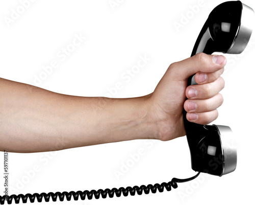 Handing Handset - Isolated