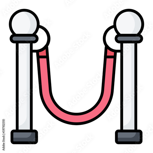 Barrier Line Color Icon