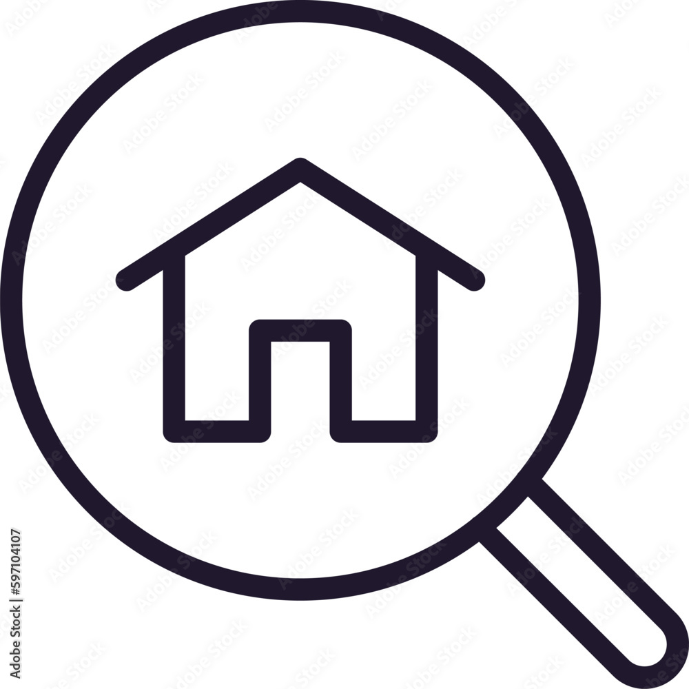 Search concept. Modern outline high quality illustration for banners, flyers and web sites. Editable stroke in trendy flat style. Line icon of search Search concept. Modern outline high quality illustration for banners, flyers and web sites. Editable stroke in trendy flat style. Line icon of search