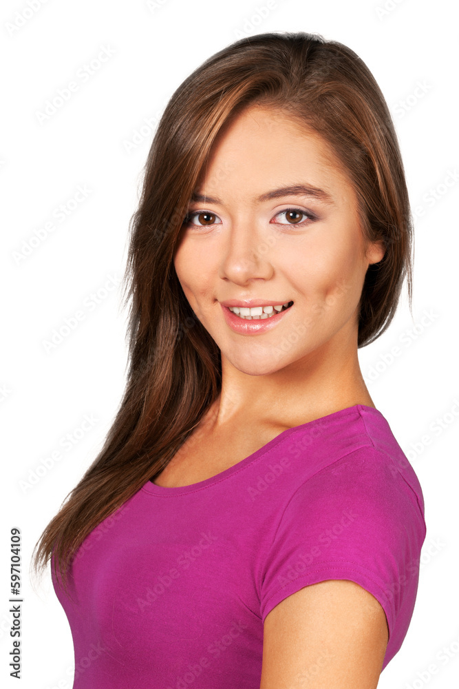 Portrait of a Smiling Young Woman Portrait of a Smiling Young Woman