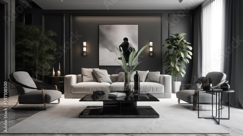 Sleek and minimalist living...