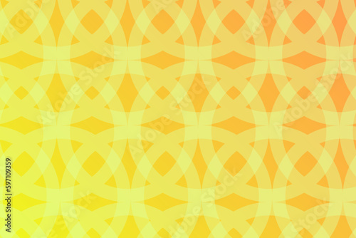 Abstract geometric pattern with yellow-orange gradient