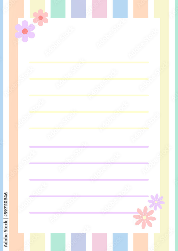 Paper background with pastel color 