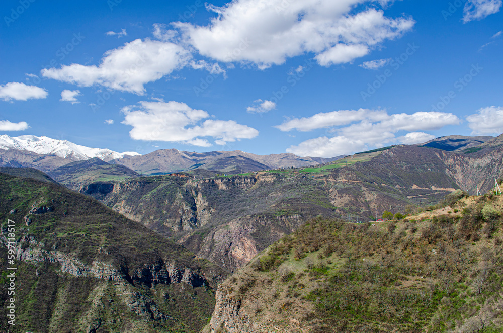 landscape in the mountains