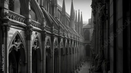 Illuminating the Gothic: A Generative AI Approach to Analyzing Gothic Architecture