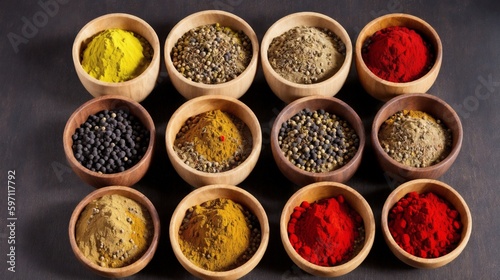 spices in a bowl (Generative AI)