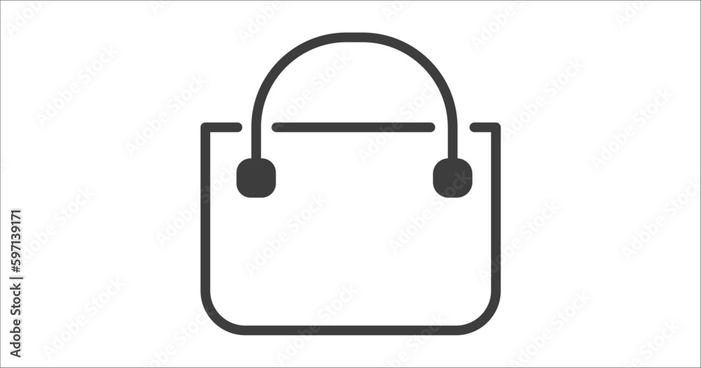 bag with big handle icon. Filled bag with big handle icon from tools and utensils collection. Glyph vector. Editable bag with big handle symbol can be used web and mobile bag with big handle icon. Filled bag with big handle icon from tools and utensils collection. Glyph vector. Editable bag with big handle symbol can be used web and mobile