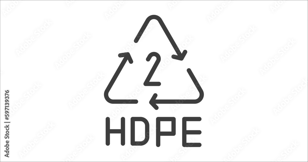 hdpe 2 icon. Filled hdpe 2 icon from user interface collection. Glyph ...