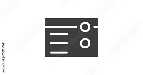make icon. Filled make icon from user interface collection. Glyph vector. Editable make symbol can be used web and mobile